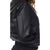Alivia Black Bomber Leather Jacket