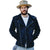 Marc Blue Suede Motorcycle Leather Jacket