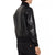 Retro Black Bomber Leather Jacket