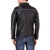 Reginald Black Racer Leather Jacket