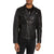 Drake Black Motorcycle Leather Jacket