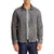 Oscar Gray Suede Racer Leather Jacket