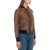 Amanda Brown Bomber Leather Jacket