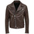 Jameson Brown Biker Leather Jacket