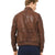 Theory Brown Bomber Leather Jacket