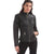 Adan Black Quilted Racer Leather Jacket