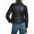 Belen Black Quilted Motorcycle Leather Jacket