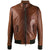 Anders Brown Bomber Leather Jacket