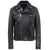 Dillon Black Motorcycle Leather Jacket