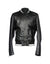 Brion Black Bomber Leather Jacket
