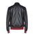 Galan Black Bomber Leather Jacket