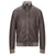 Thomas Brown Bomber Leather Jacket