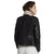 Aisha Black Racer Leather Jacket