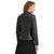 Allyson Black Quilted Racer Leather Jacket