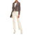 Cora Taupe Suede Biker Leather Jacket