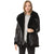 Avah Black Fur Leather Jacket
