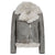Dorothy Gray Fur Biker Leather Jacket