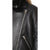 Avah Black Fur Leather Jacket