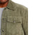 Nathaniel Green Suede Racer Leather Jacket