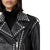 Colette Black Studded Motorcycle Leather Jacket