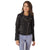 Jenny Black Studded Biker Leather Jacket