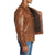 Colton Brown Biker Leather Jacket