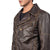 Easton Brown Biker Leather Jacket