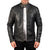 Franklin Black Racer Leather Jacket