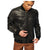 Foster Black Bomber Leather Jacket