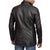 Cormac Black Leather Blazer