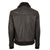 Francis Black Bomber Leather Jacket